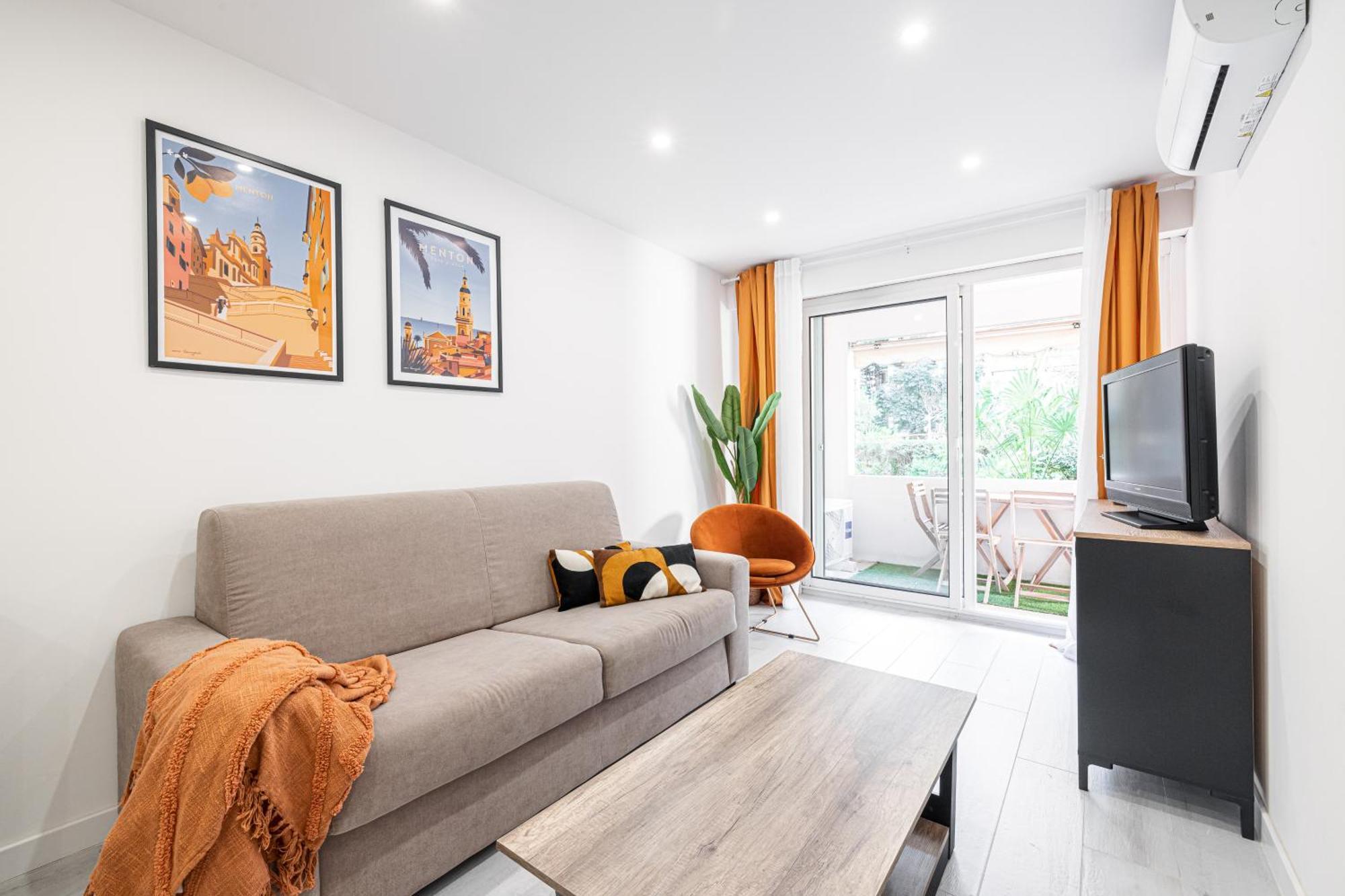 Eden Park - Charmant 2 Pieces, Proche Plage Menton Exterior foto